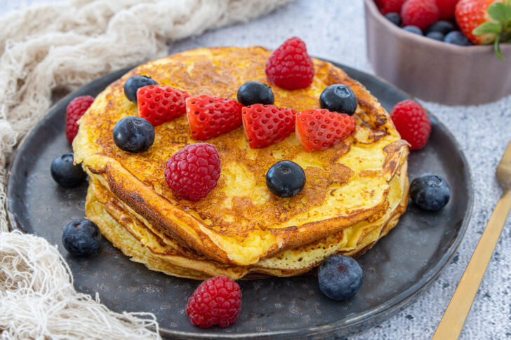 Schnelle Low Carb-Pfannkuchen ohne Mehl