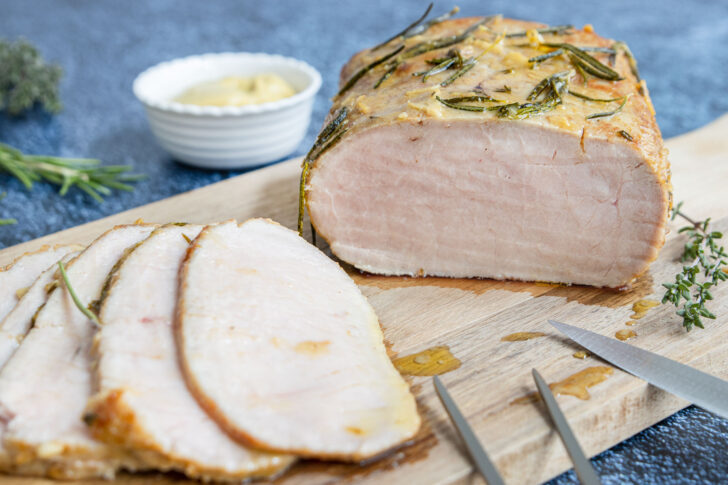 Nierstück braten: Schweinsbraten aus dem Ofen