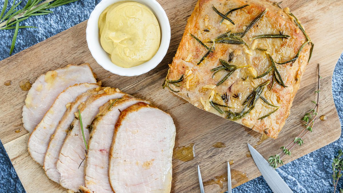 Nierstück braten: Schweinsbraten aus dem Ofen