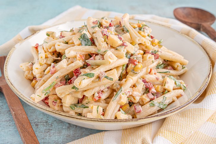 Leichter Nudelsalat ohne Mayonnaise
