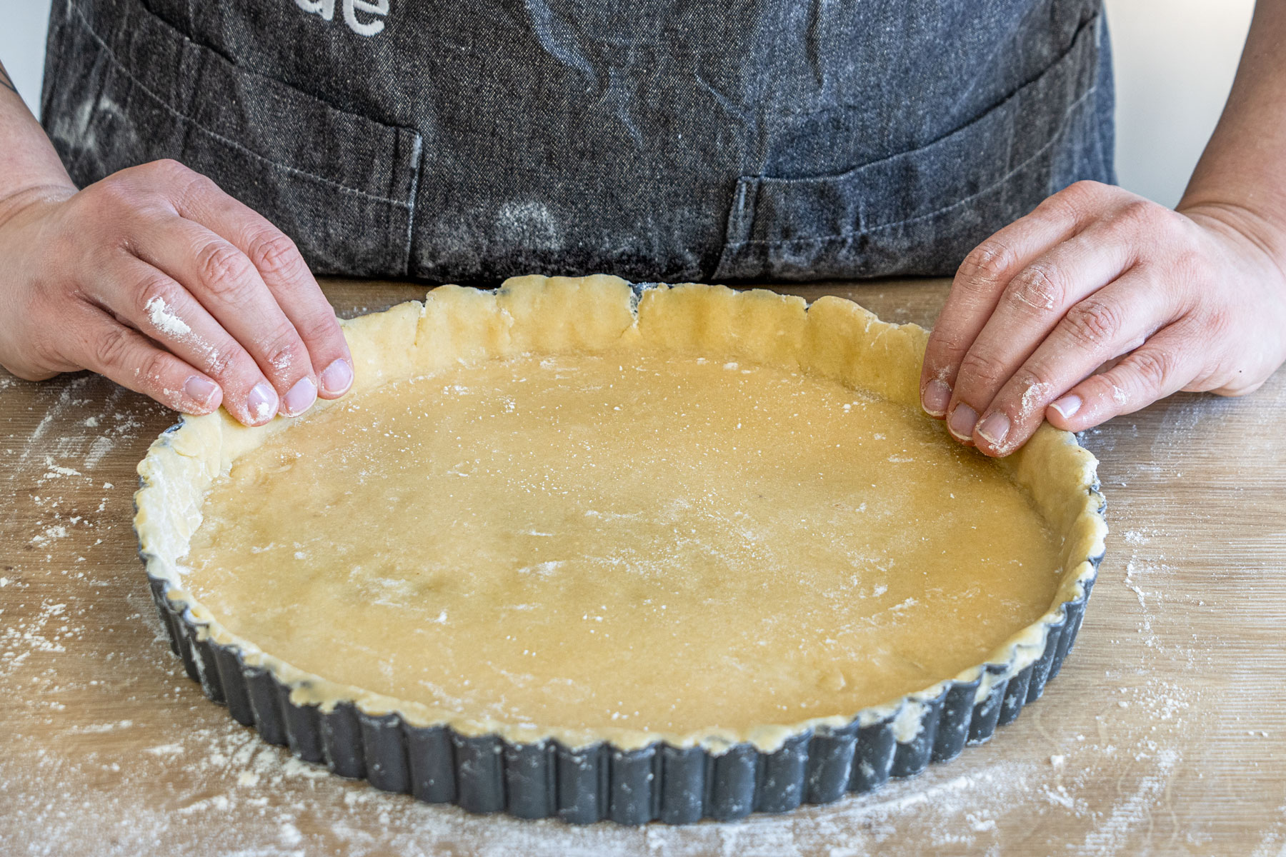 Mürbeteig-Tortenboden nach Omas Grundrezept