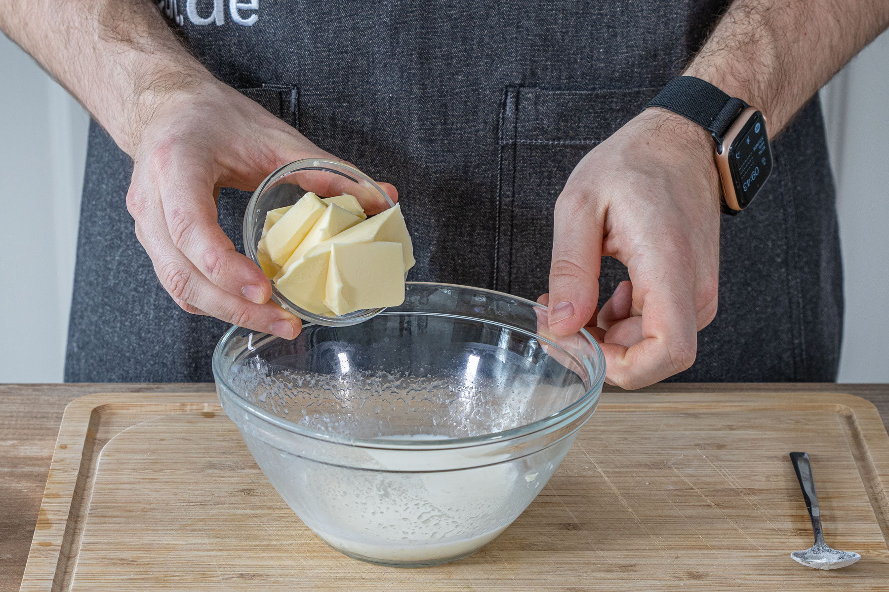 Butter dazugeben