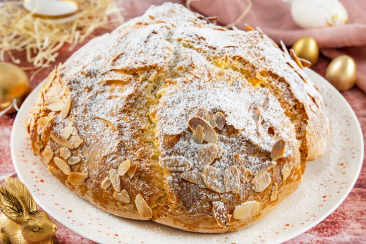 Osterbrot ohne Hefe