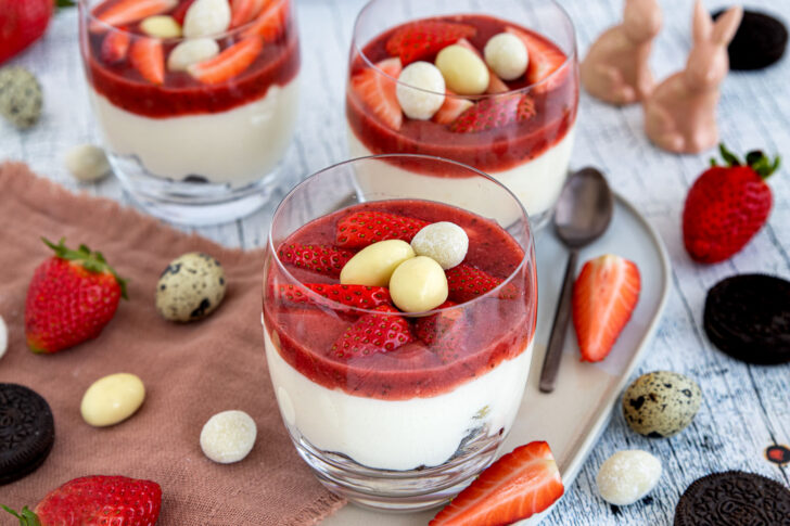 Osterdessert im Glas