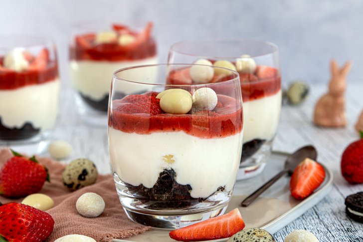Osterdessert im Glas