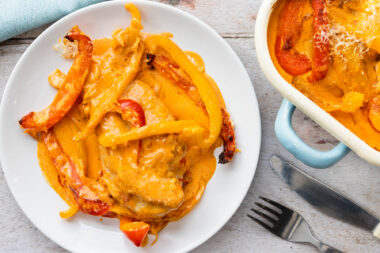 Paprika-Sahne-Hähnchen