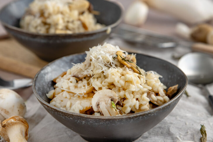 Rezept für einfaches Pilzrisotto
