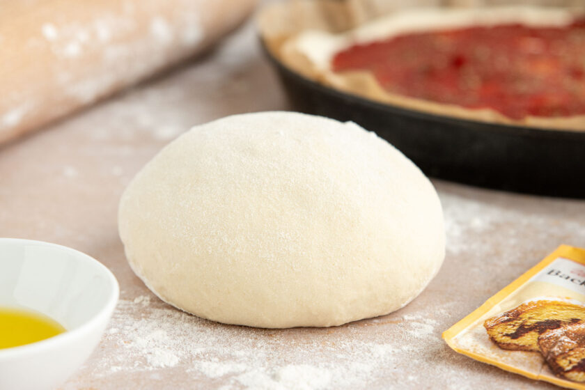 Pizzateig mit Backpulver
