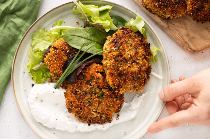 Vegane Quinoa Bratlinge