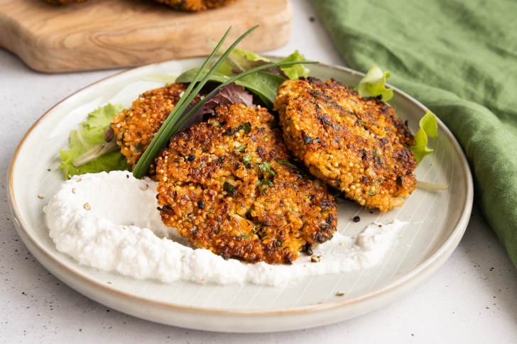 Vegane Quinoa Bratlinge