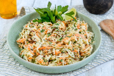 veganer Schwarzer Rettich Salat