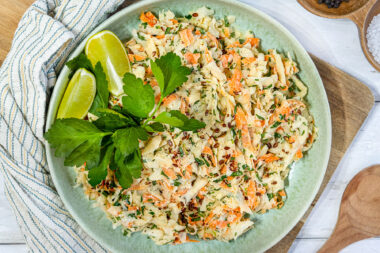 veganer Schwarzer Rettich Salat