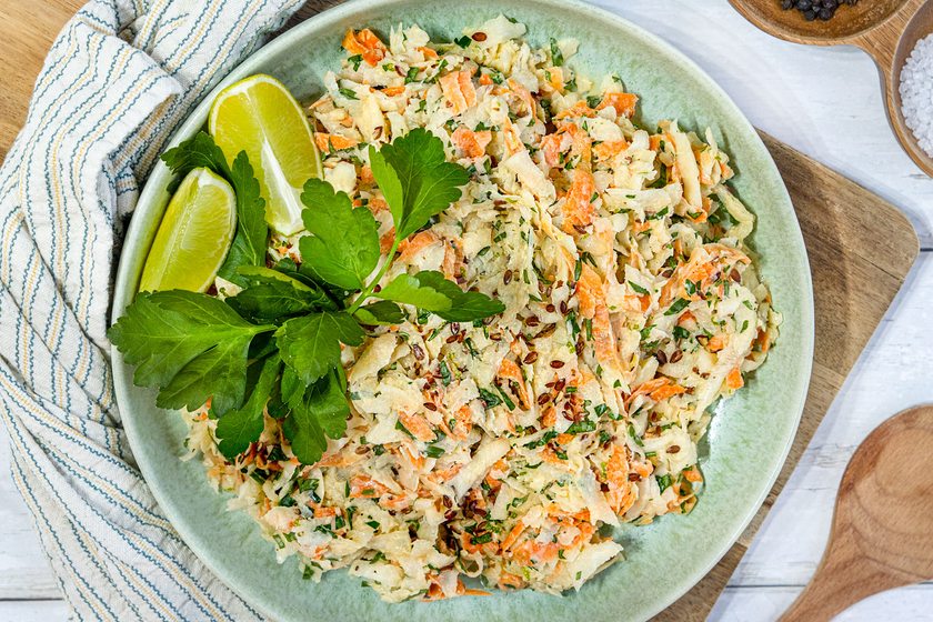 veganer Schwarzer Rettich Salat