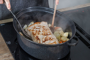 Fleisch anbraten
