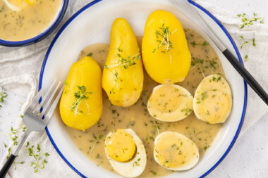 Senfsoße und Ei nach DDR-Rezept