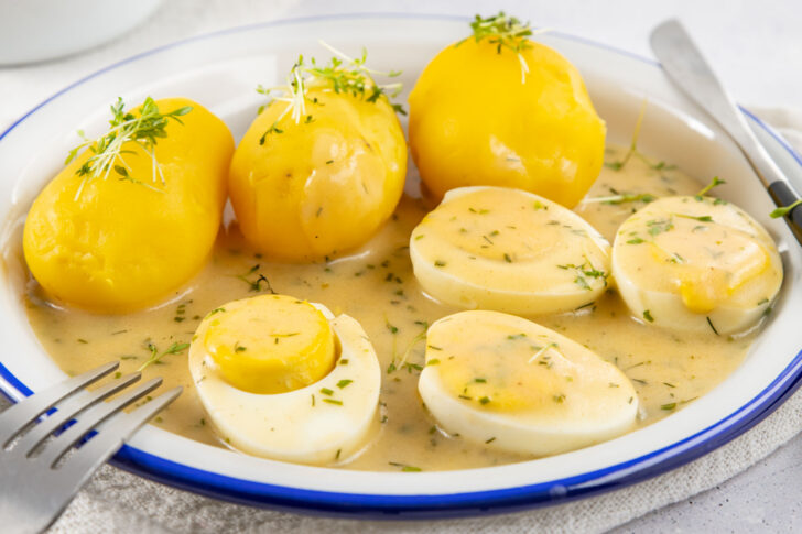 Senfsoße und Ei nach DDR-Rezept