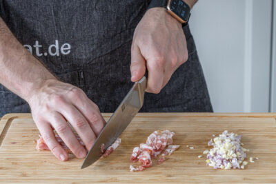 Speck schneiden