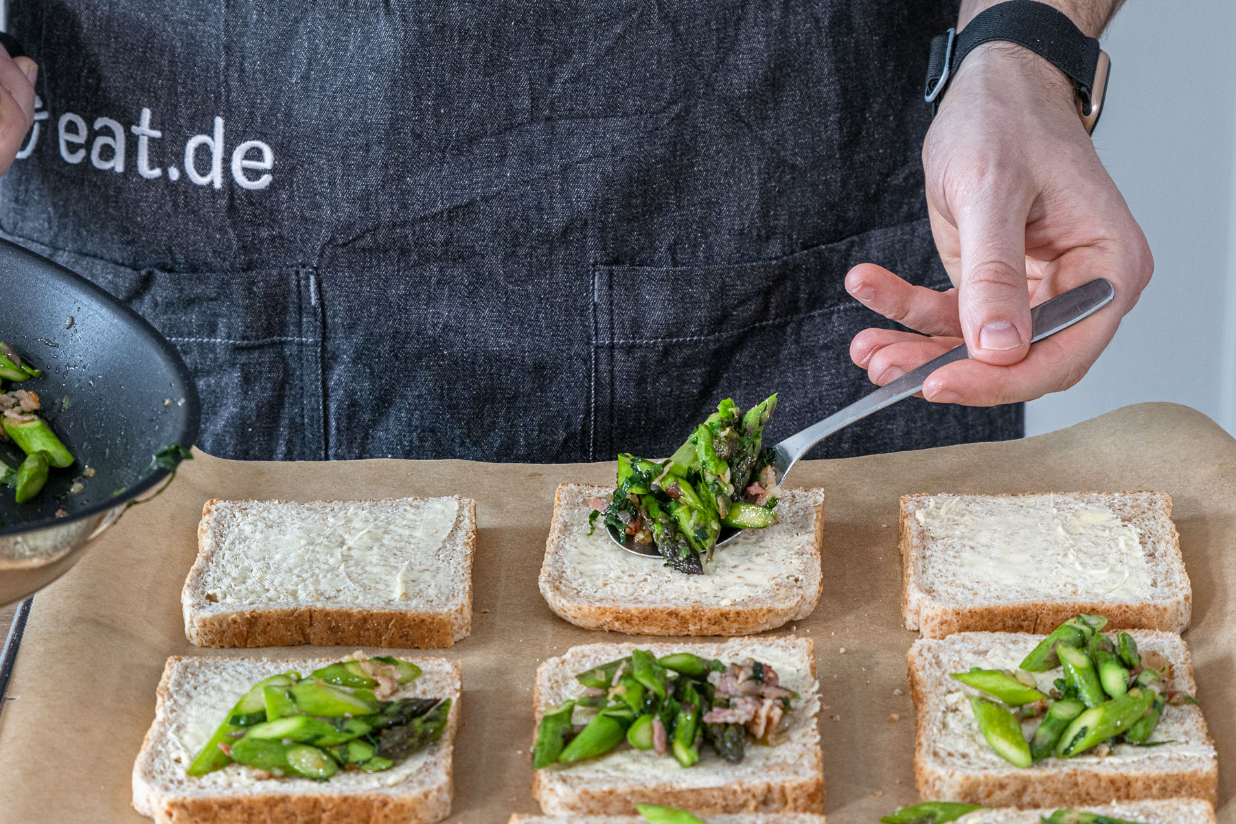 Spargel-Toast aus dem Backofen | Rezept Spargel-Toast aus dem Backofen | Rezept