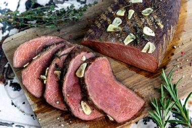 Straußenfilet mit Niedrigtemperatur