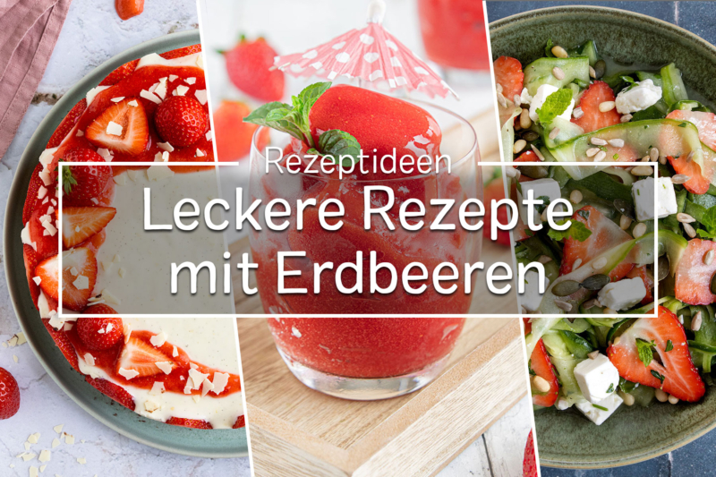 Rezeptideen Erdbeerrezepte - Titel