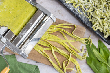 Bärlauch Tagliatelle selber machen