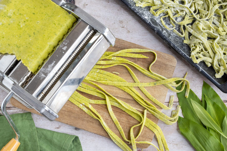 Bärlauch Tagliatelle selber machen