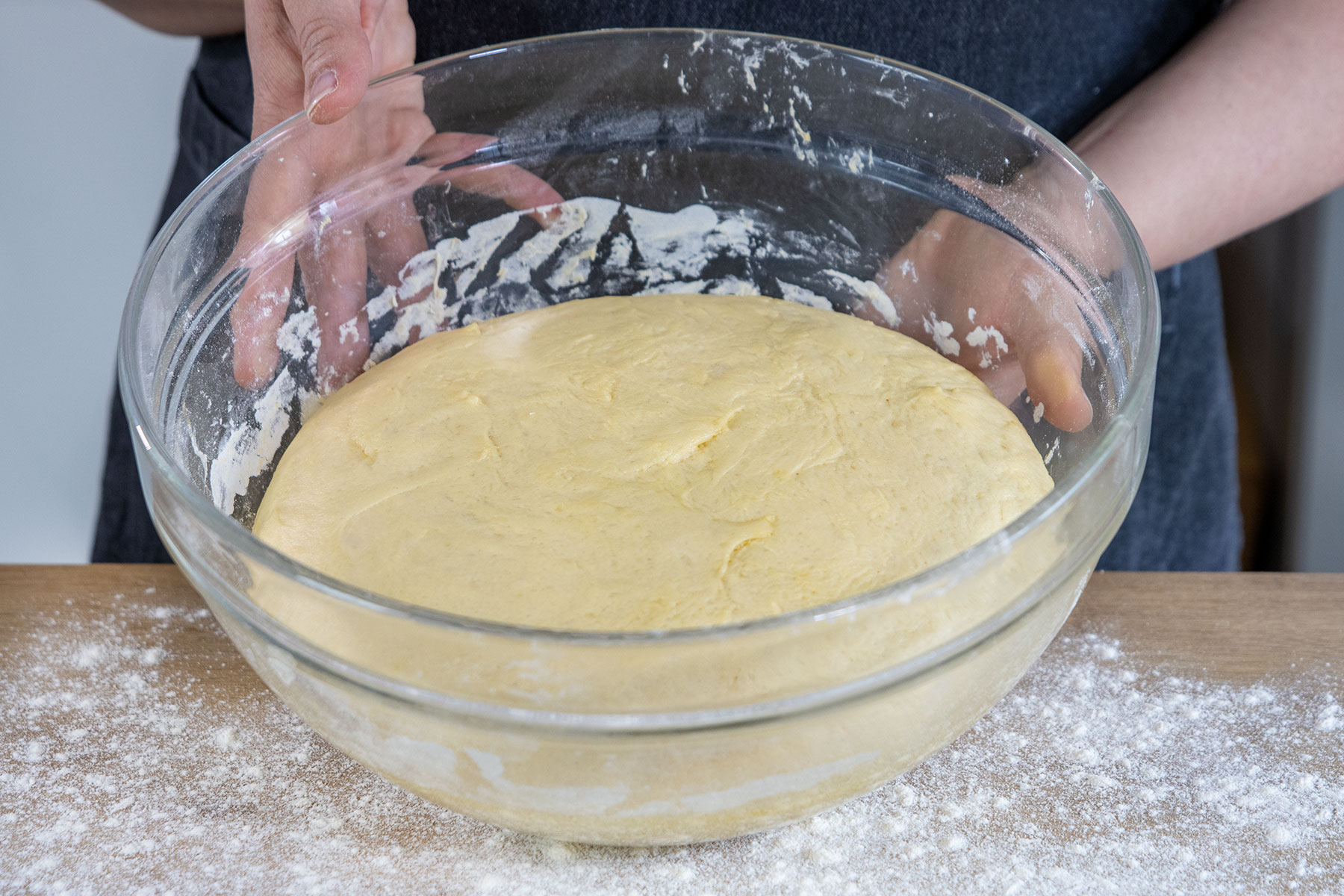 Aufgegangener Teig
