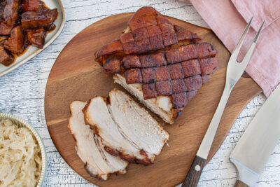 Bayerischer Schweinebraten mit Kruste