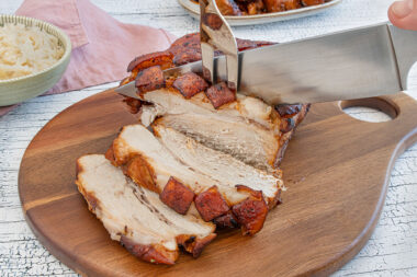 Bayerischer Schweinebraten mit Kruste
