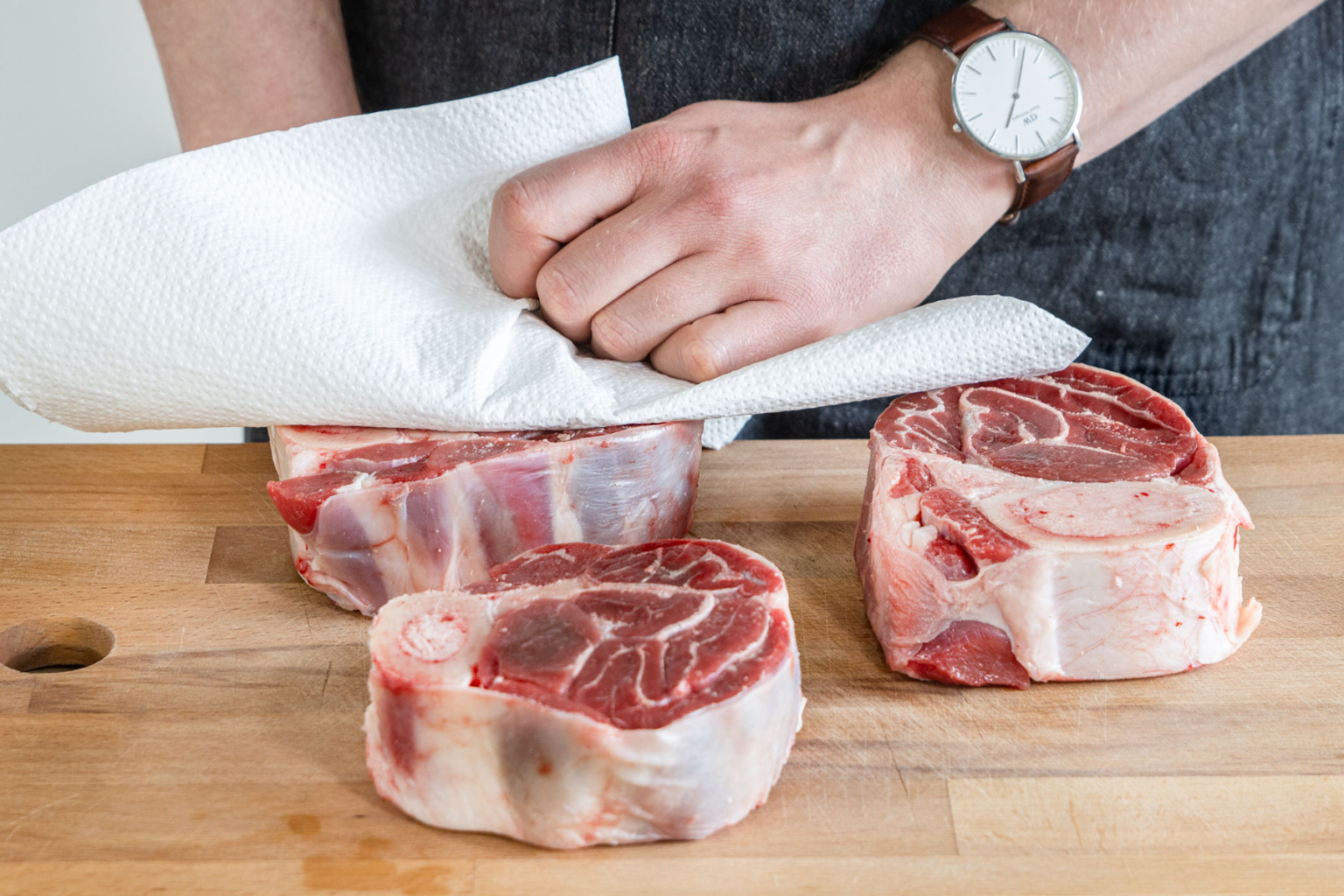 Geschmorte Beinscheibe vom Rind