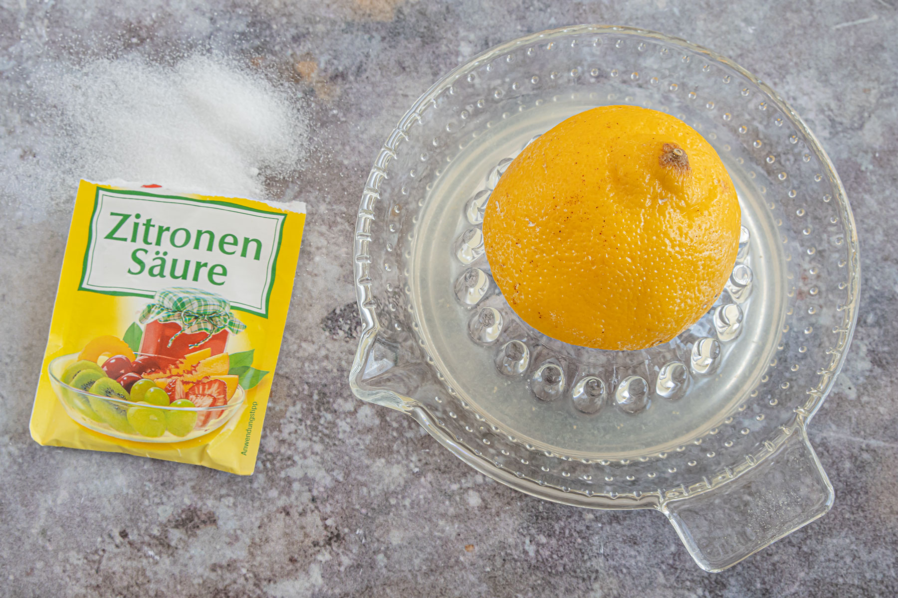 Zitronensäure als Ersatz für Cream of Tartar