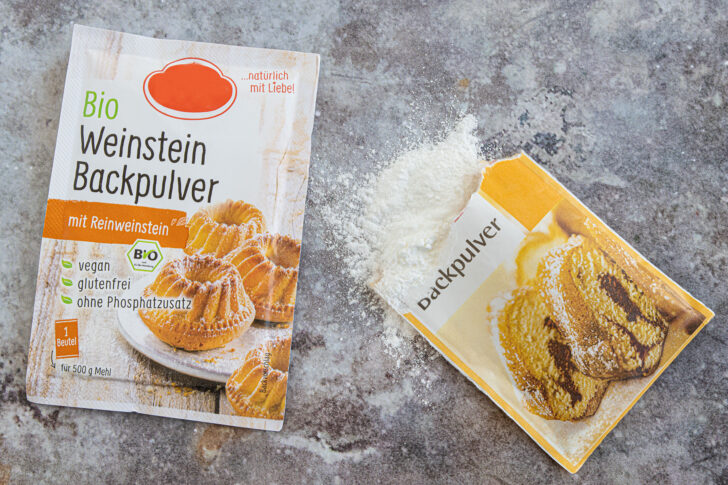 Backpulver als Ersatz für Cream of Tartar