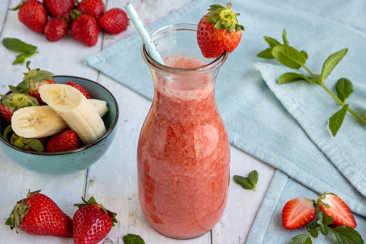 Erdbeer Bananen Smoothie