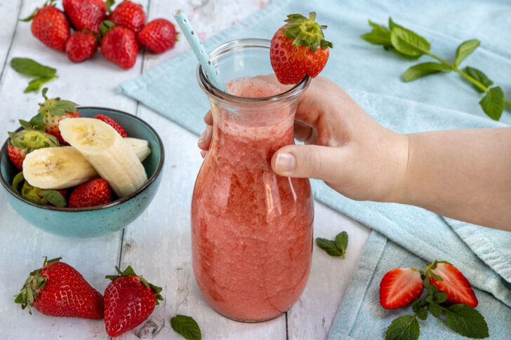 Erdbeer Bananen Smoothie