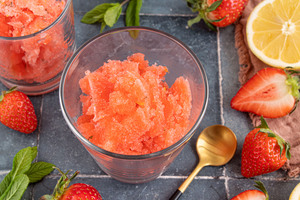 Erdbeer Granita