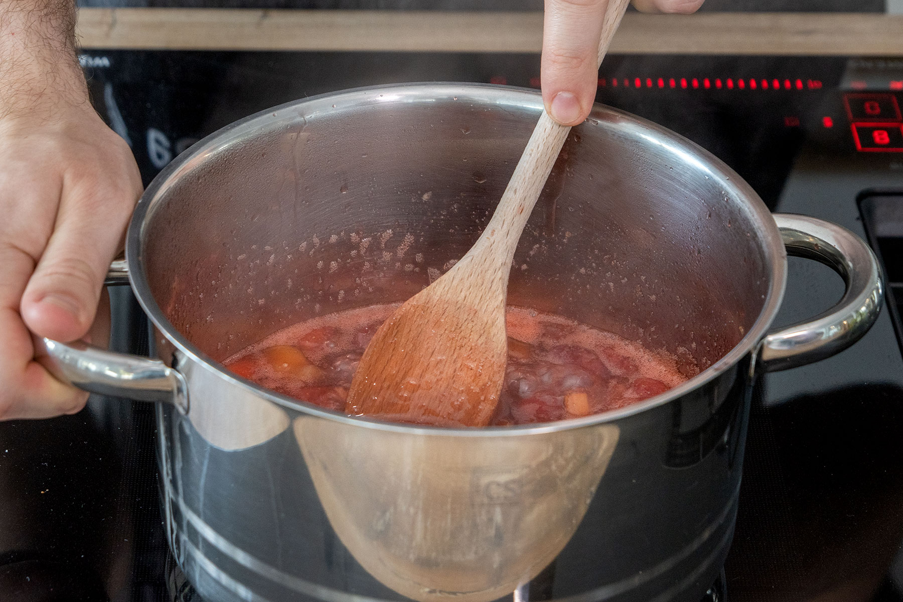 Alle Zutaten kochen