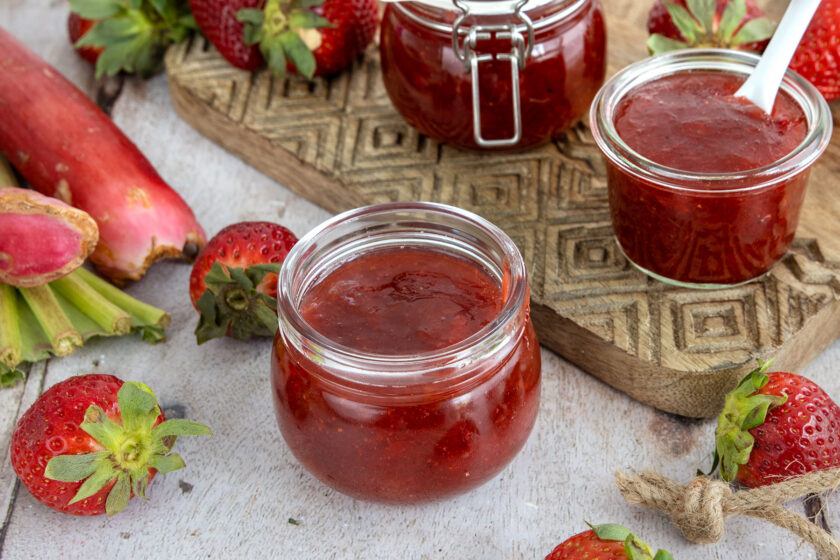Erdbeer-Rhabarber-Marmelade