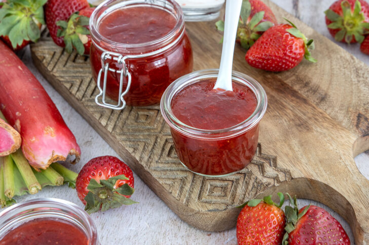 Erdbeer-Rhabarber-Marmelade