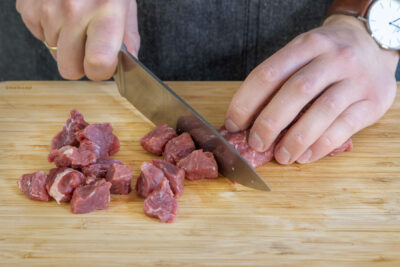 Rindfleisch schneiden
