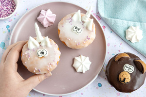 Einhornmuffins für Kinder