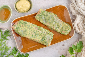 Lachs marinieren mit Honig Senf Marinade