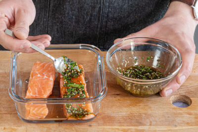 Lachs marinieren