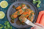 Lachs Marinade mit Sojasauce und Honig