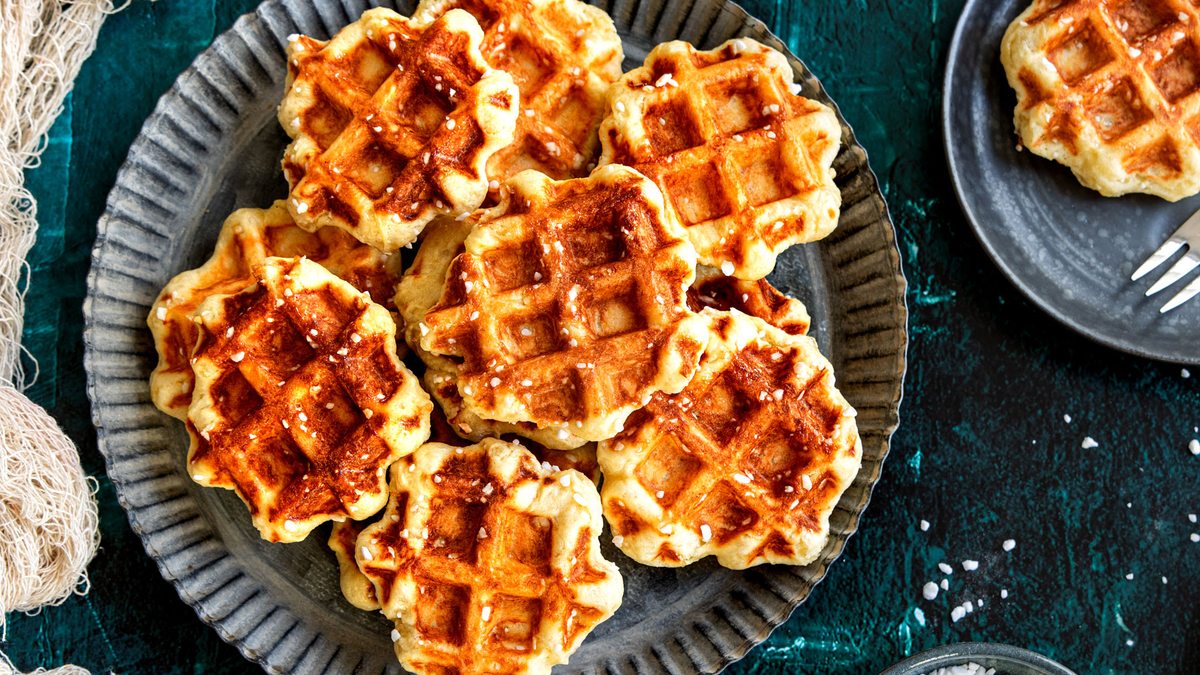 Lütticher Zuckerwaffeln mit Hagelzucker