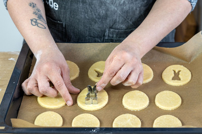Motive aus Plätzchen ausstechen