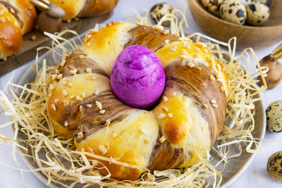 Quark-Öl-Teig Osternester backen