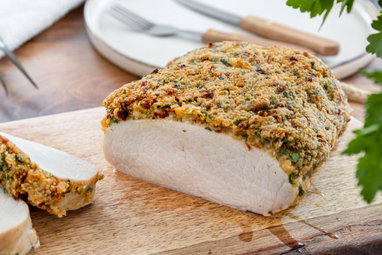 Gefullter Schweinerucken Im Backofen