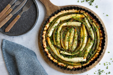 Spargel Tarte Tatin