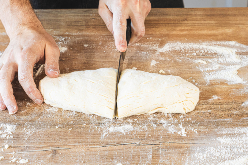 Teig teilen