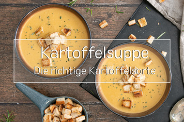 Kartoffeln für Kartoffelsuppe - Titel